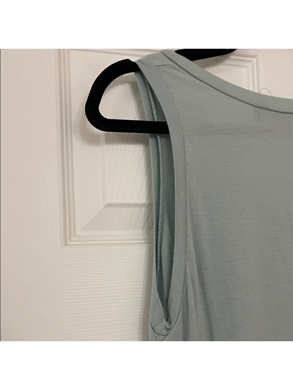 Women's Sleeveless V-Neck Tank - Light Blue - Picture 2 of 2